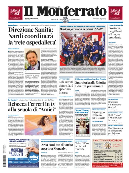 Il Monferrato - Edizione 74 del 01/10/2024